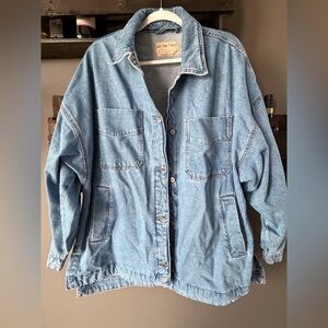 We The Free Madison City Denim Jacket size L
